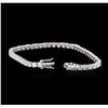Image 3 : 14KT White Gold 6.75 ctw Diamond Tennis Bracelet