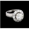 14KT White Gold 4.62 ctw Diamond Ring