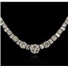 32.76 ctw Diamond Necklace - 18KT White Gold
