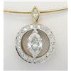 Image 4 : 2.71 ctw Diamond Necklace - 14KT Two-Tone Gold