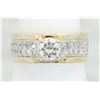 Image 4 : 1.00 ctw Diamond Ring - 14KT Yellow Gold