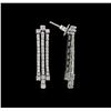 Image 2 : 1.89 ctw Diamond Earrings - 14KT White Gold