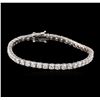 14KT White Gold 6.05 ctw Diamond Tennis Bracelet