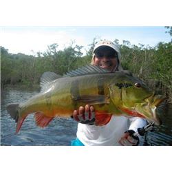 Fishing trip in the Amazon region of Brazil for one angler (7 days)