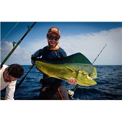 Three day tower boat offshore or inshore fishing package in Costa Rica for two anglers