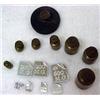 Image 4 : Tin doll's balance scale and set of weights,