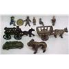 Image 1 : One lot of C.1920 cast iron toys and figures