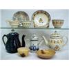 Image 1 : One lot of early doll's teapots and dishes in