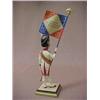 Image 3 : Metal hand painted French toy soldier holding