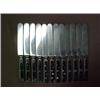 Image 1 : Twelve 8 1/4" knives with Japanese lacquer an