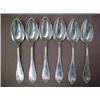 Image 1 : Set of six coin silver serving spoons with sh