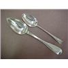 Image 1 : Two silver serving spoons including a French