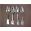 Image 1 : Set of four sterling silver serving spoons, H