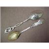Image 3 : Two sets of twelve demitasse silver spoons, i