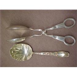 Two sterling silver flatware serving pieces i