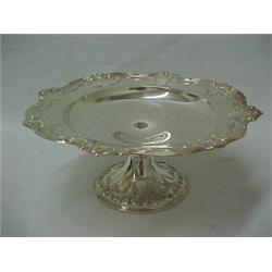 Gorham sterling silver center compote with we
