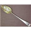 English silver berry serving spoon, raised be