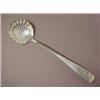 Image 1 : Irish silver soup ladle, fluted bowl with eng
