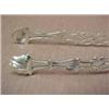 Image 2 : English silver sugar tongs, pierced arms and