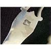 Image 4 : English silver sugar tongs, pierced arms and