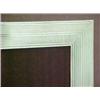 Image 3 : Sterling silver picture frame with line engra