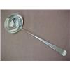 English silver ladle, oval bowl on tapered ha