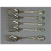 Image 1 : Five Tiffany "Richelieu" sterling silver fork