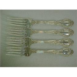 Four Tiffany "Richelieu" sterling silver dinn