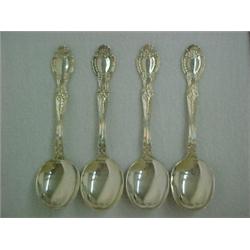 Four Tiffany Richelieu sterling silver crea