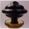 Image 2 : Czechoslovakian Art Deco scent bottle, amber
