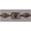 Image 3 : Rhodium filigree necklace, bracelet and pin w
