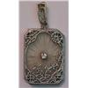 Image 4 : Three crystal and filigree pendants and a pin