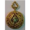 Image 1 : Lady's 18K enameled pocketwatch with turquois