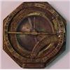 Image 1 : Silver gilt compass, eight sided case with hi