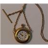 Image 1 : Lady's small size 14K gold pocketwatch with p