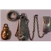 Image 1 : One lot including silver cigar cutter, deer m