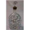 Image 3 : Two glass perfume bottles include hand painte