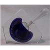 Image 2 : Two art glass perfume bottles include asymmet