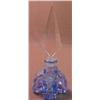 Image 4 : One lot of four crystal perfume bottles inclu