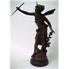 Image 1 : Spelter newel post figure of fairy with wand