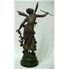 Image 3 : Spelter newel post figure of fairy with wand