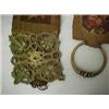 Image 2 : Early 20th C. bell pull, needlepoint roses on