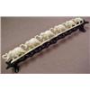 Image 1 : Carved ivory elephant grouping of six single