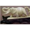 Image 2 : Carved ivory elephant grouping of six single