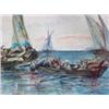 Image 3 : H. J. Harris watercolor, sailboats, signed H.