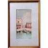 Image 1 : Watercolor of Venice, signed (unreadable) (L.