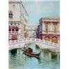 Image 2 : Watercolor of Venice, signed (unreadable) (L.