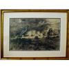 Image 1 : Monogrammed watercolor "The Last Load", lands