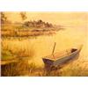 Image 2 : Krotter oil on canvas, landscape with river a