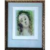 Image 1 : Salvador Dali print, titled Head (Beatrice),